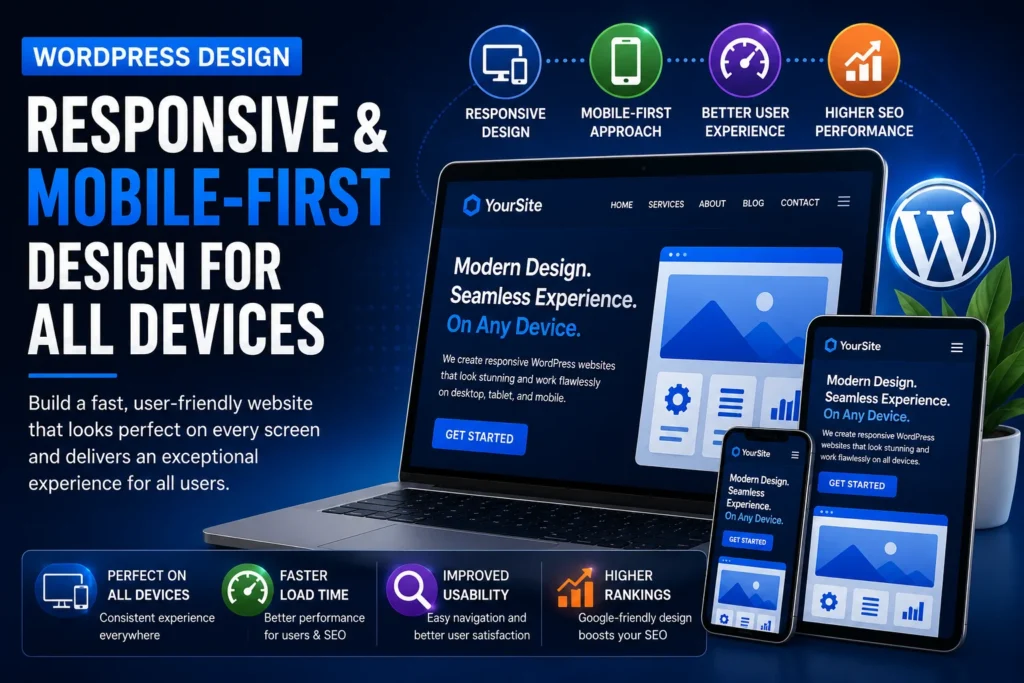 WordPress Web Design Responsive & Mobile-First Design for All Devices
