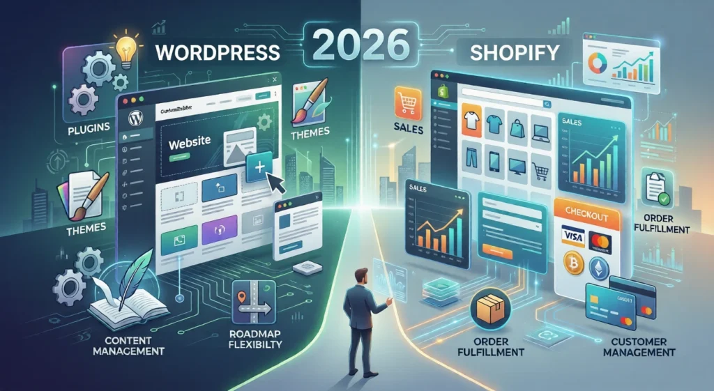 Wordpress vs shopify in the year of 2026?